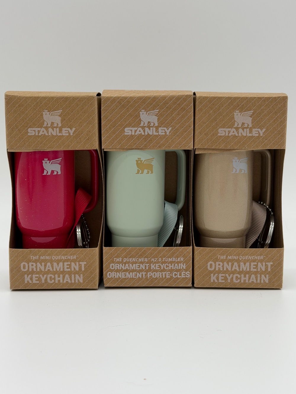 Stanley The Quencher H2.0 Tumbler Ornament Keychains | Bundle of 3